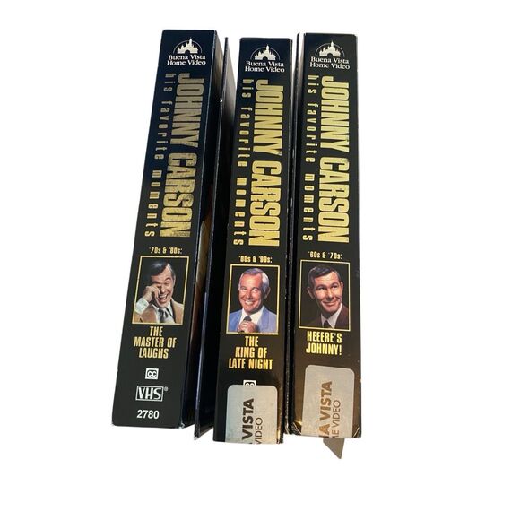 Johnny Carson Favorite Moments VHS Lot 3 Tapes Tonight Show Comedy Vintage TV - Picture 6 of 7